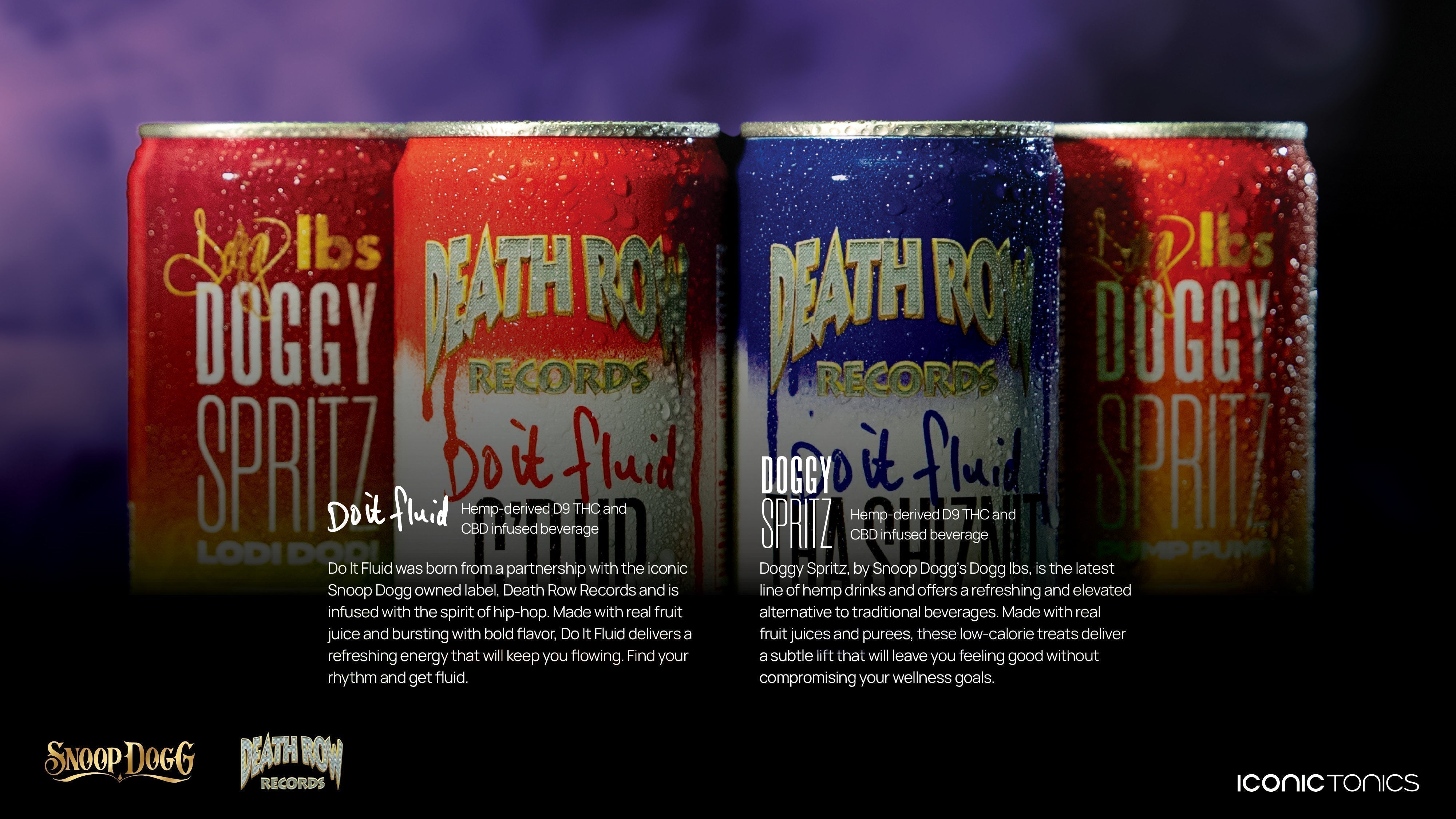 Press Release: Snoop Dogg expands his beverage empire with “Do It Fluid” and “Doggy Spritz”