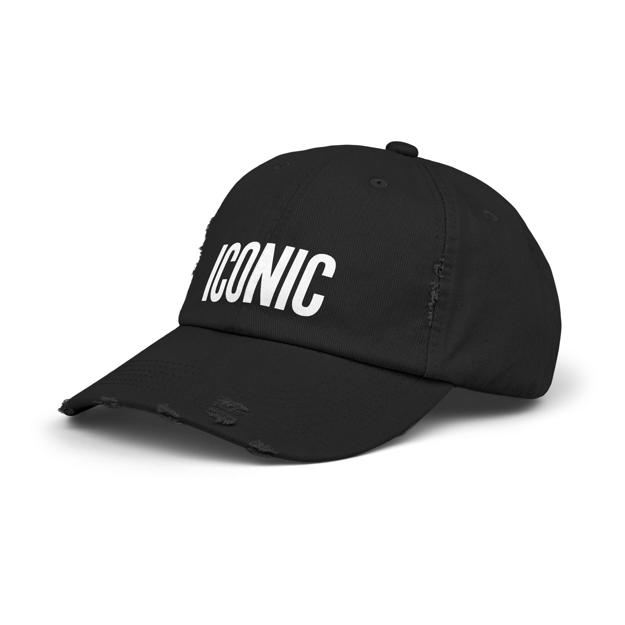 ICONIC Unisex Distressed Cap
