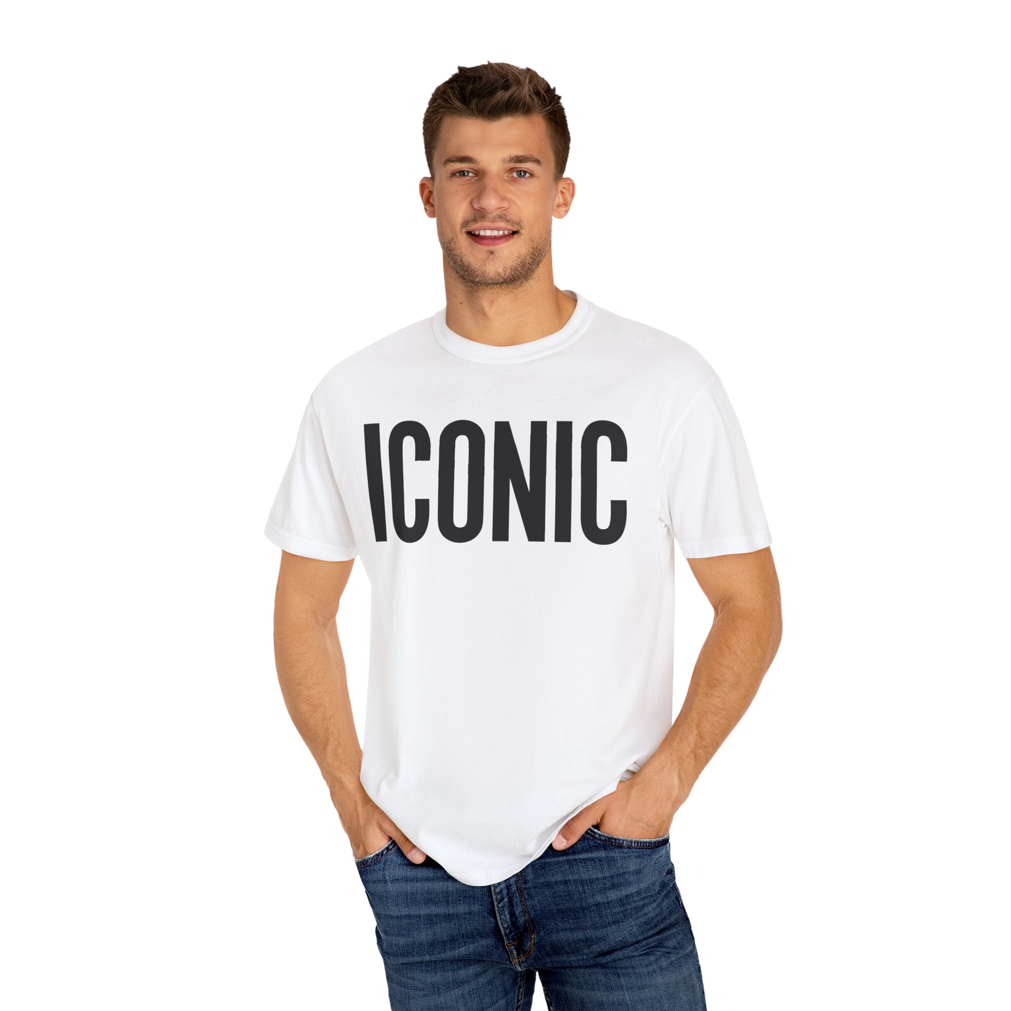 ICONIC Unisex Garment-Dyed T-shirt
