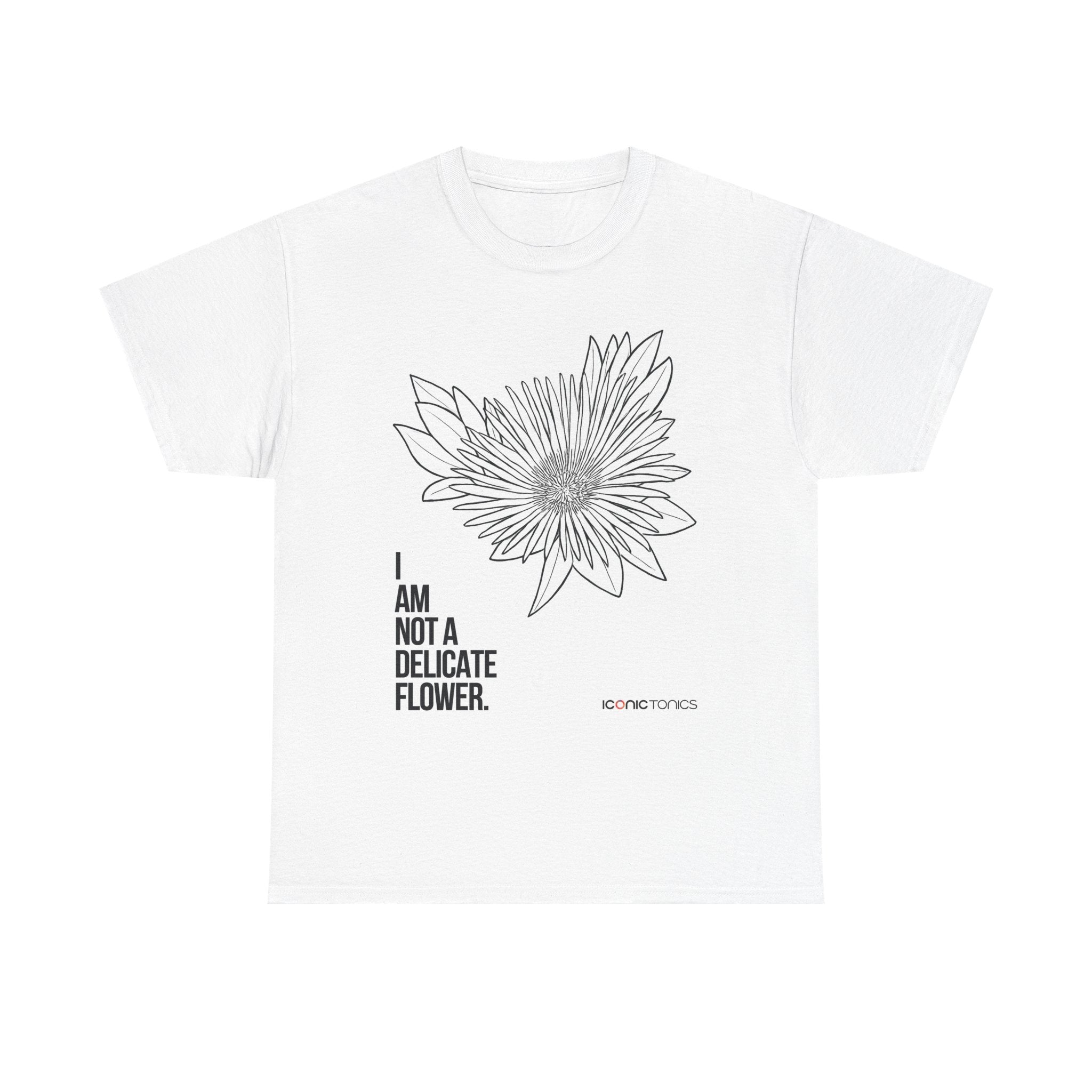 Delicate Flower - Kanna - Unisex Heavy Cotton Tee