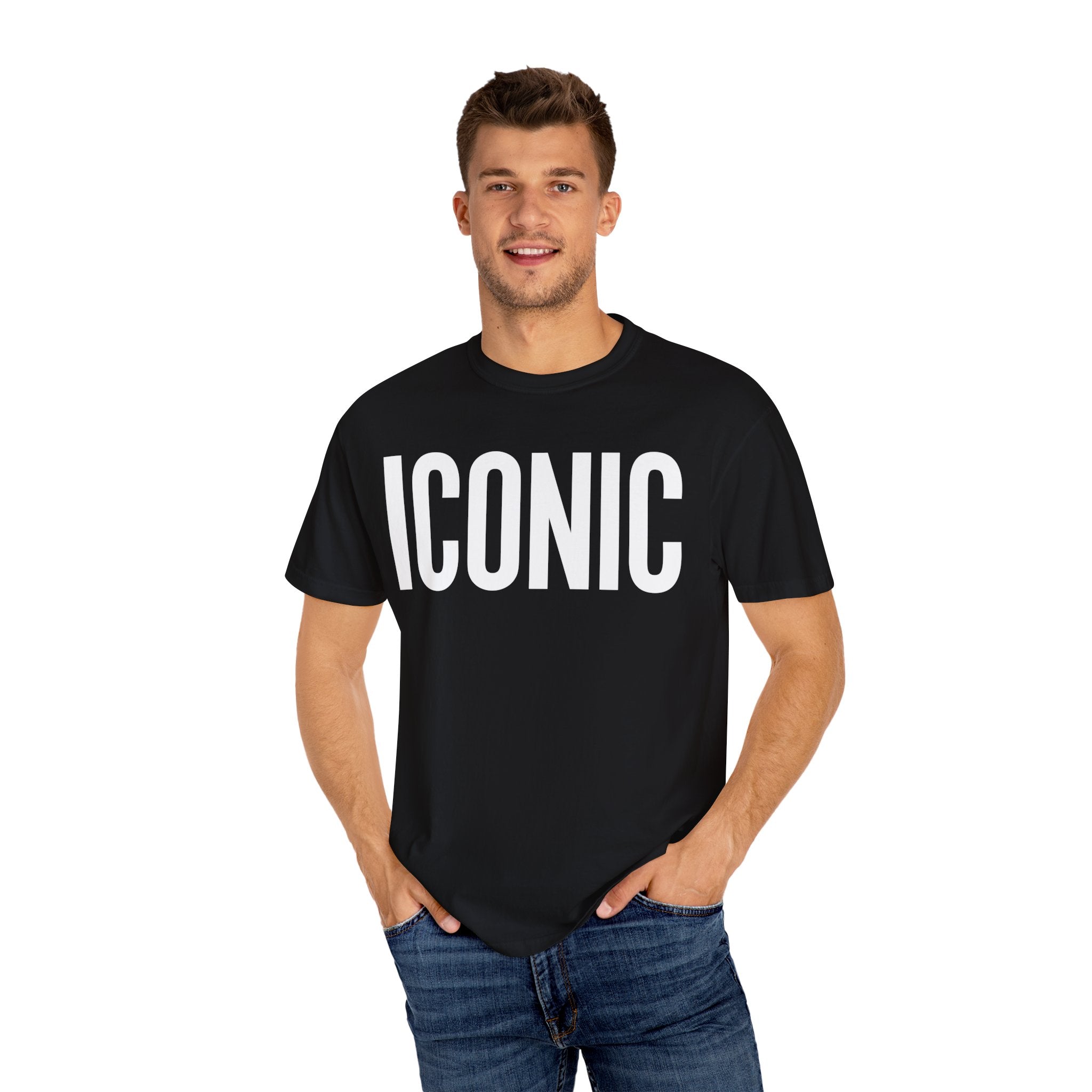 ICONIC Unisex Garment-Dyed T-shirt