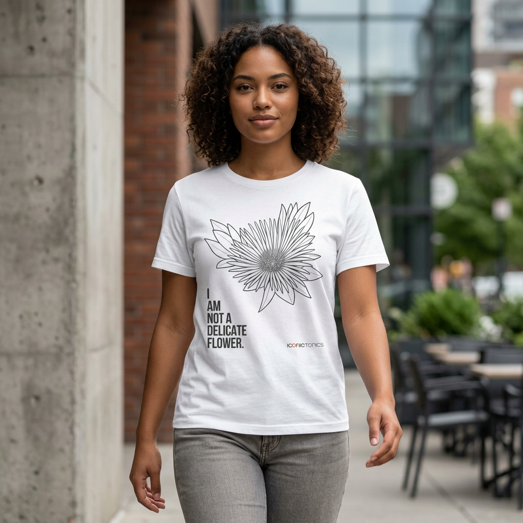 Delicate Flower - Kanna - Unisex Heavy Cotton Tee
