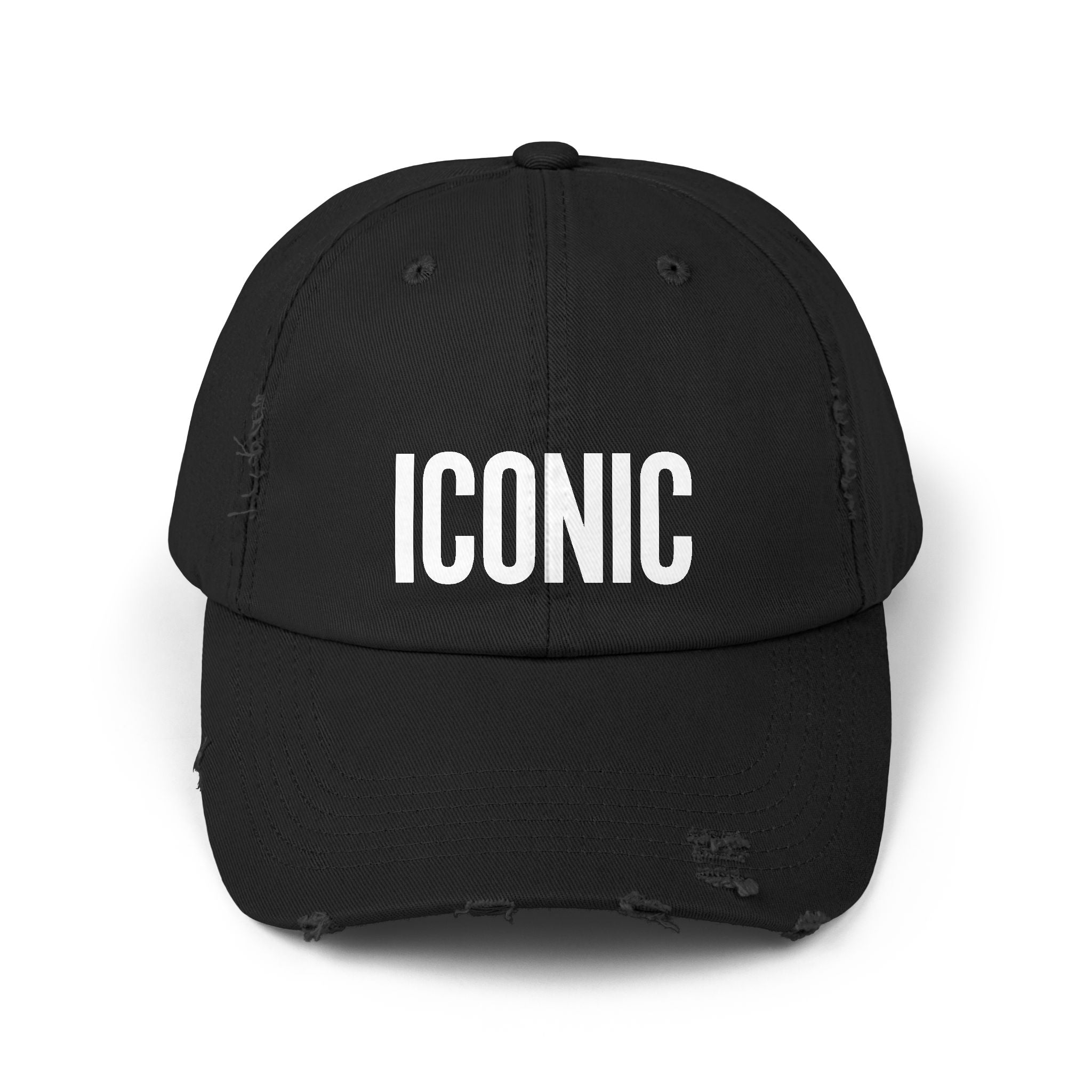 ICONIC Unisex Distressed Cap