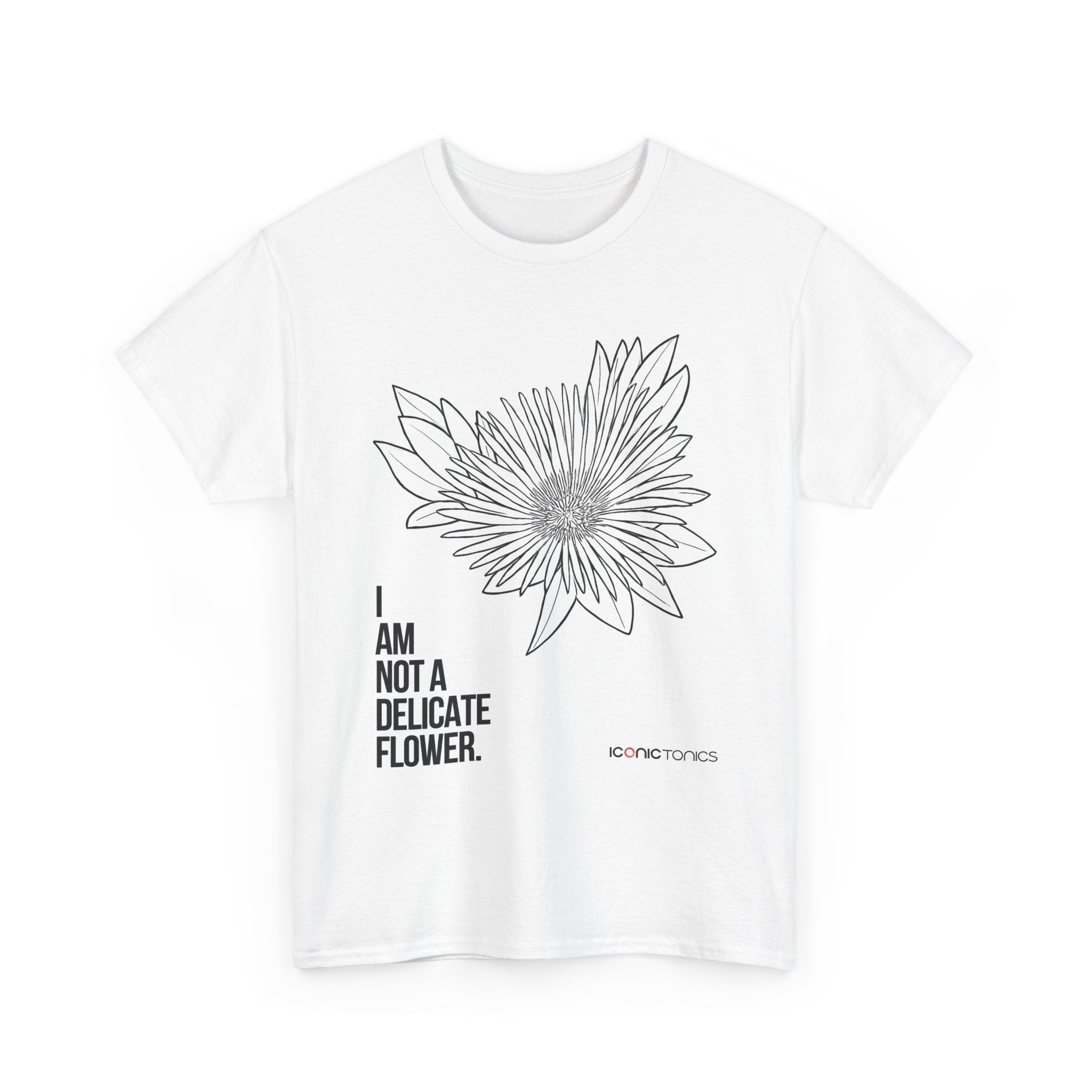 Delicate Flower - Kanna - Unisex Heavy Cotton Tee