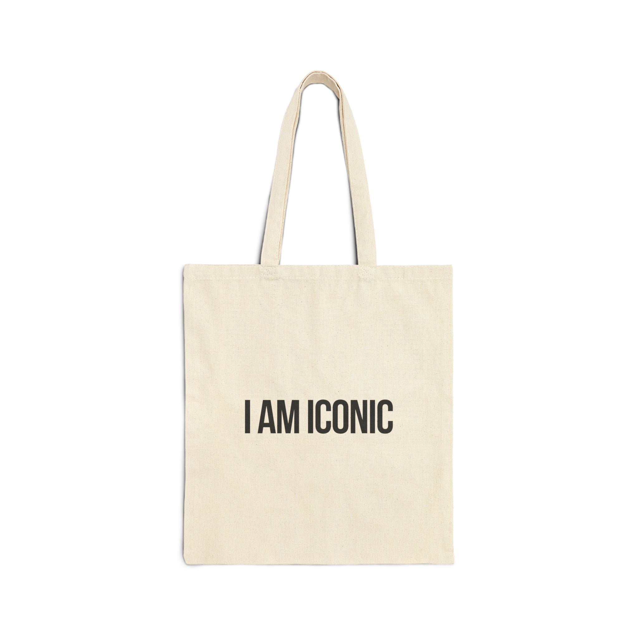 I AM ICONIC:  Austin Mural - Kanna Canvas Tote Bag