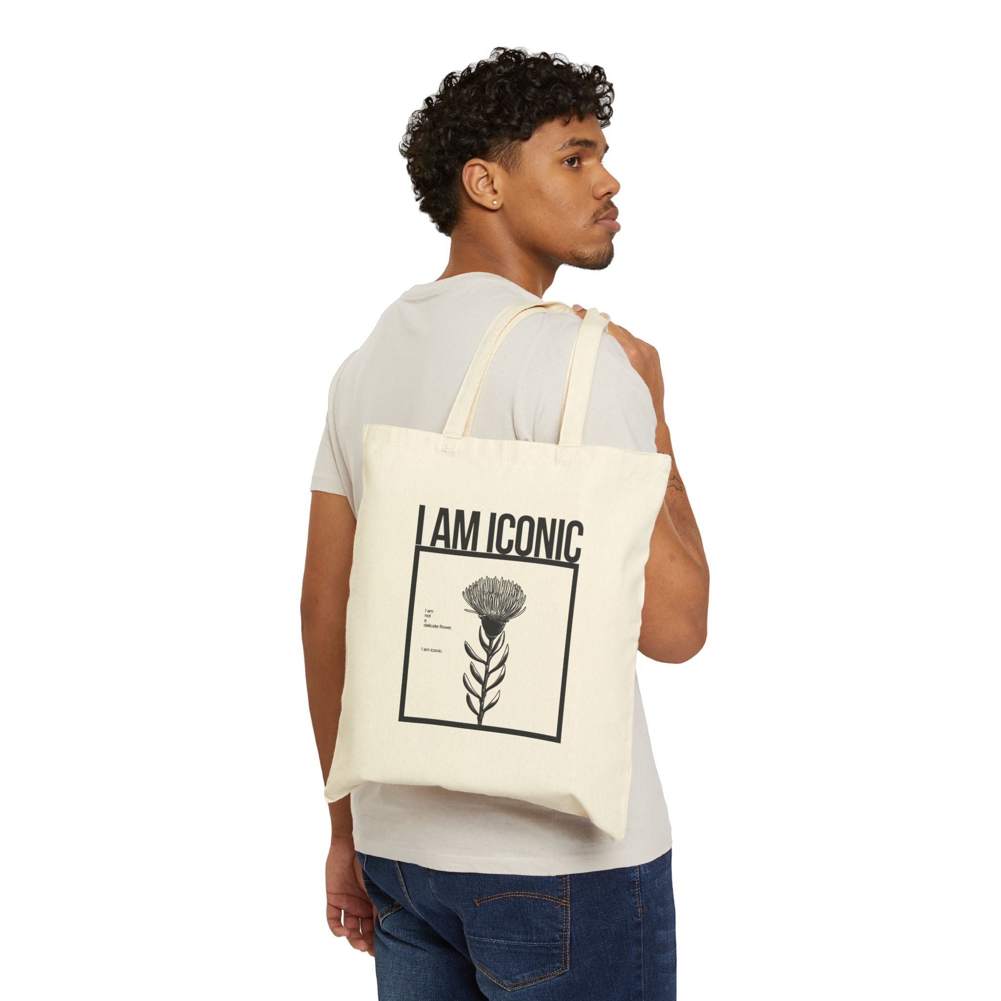 I AM ICONIC: Delicate Flower - Kanna Tote Bag