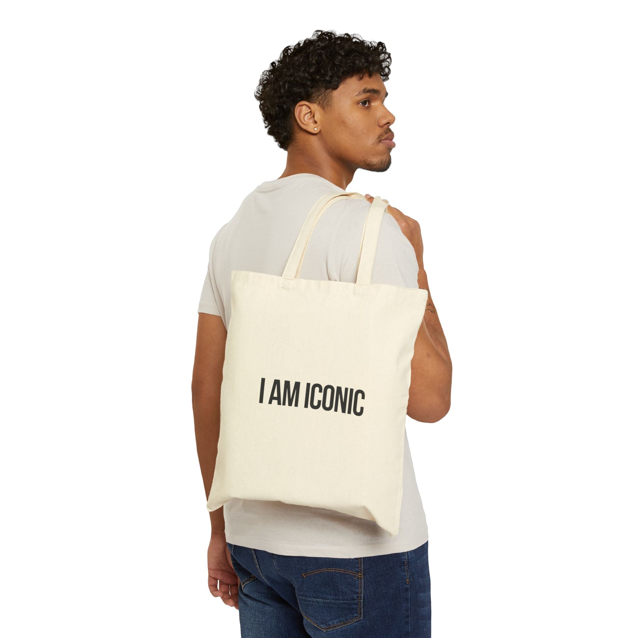 I AM ICONIC:  Austin Mural - Kanna Canvas Tote Bag