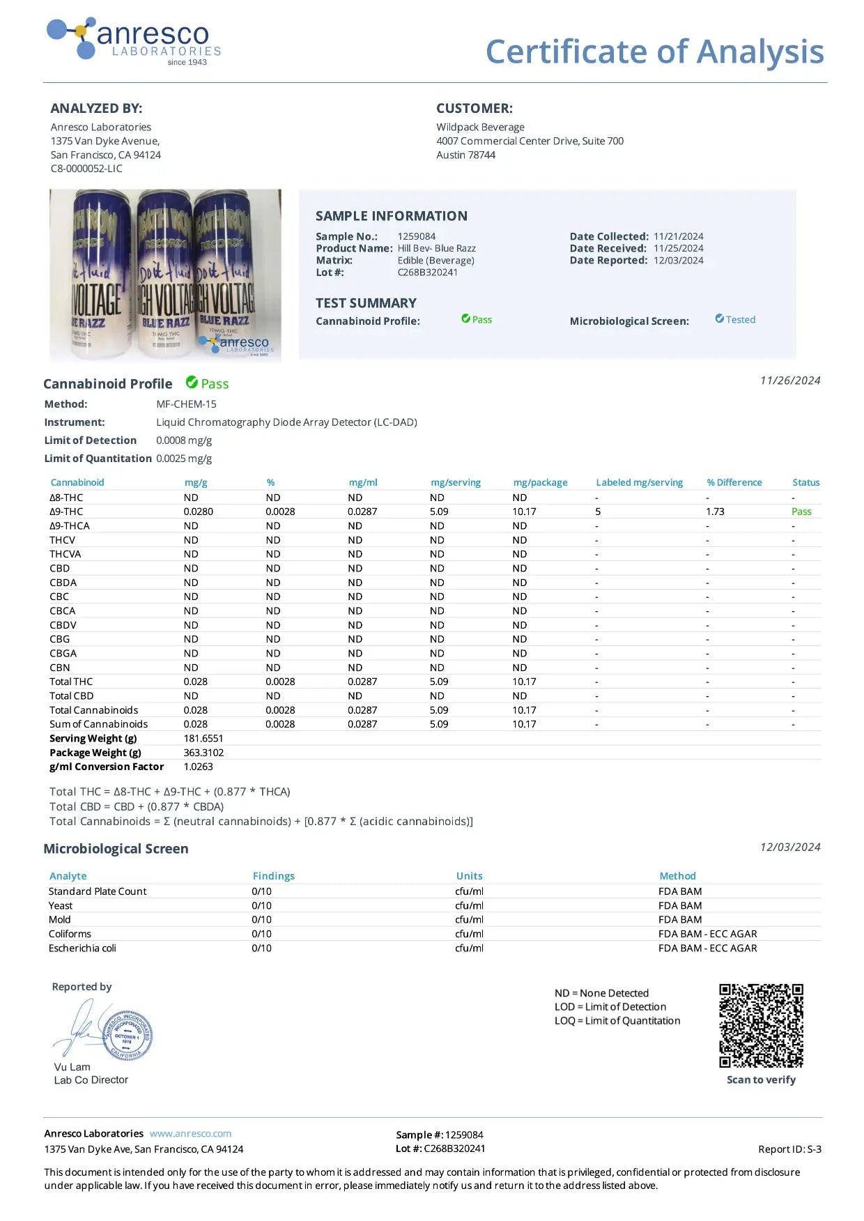 Blue Razz 10mg THC (4 pk)