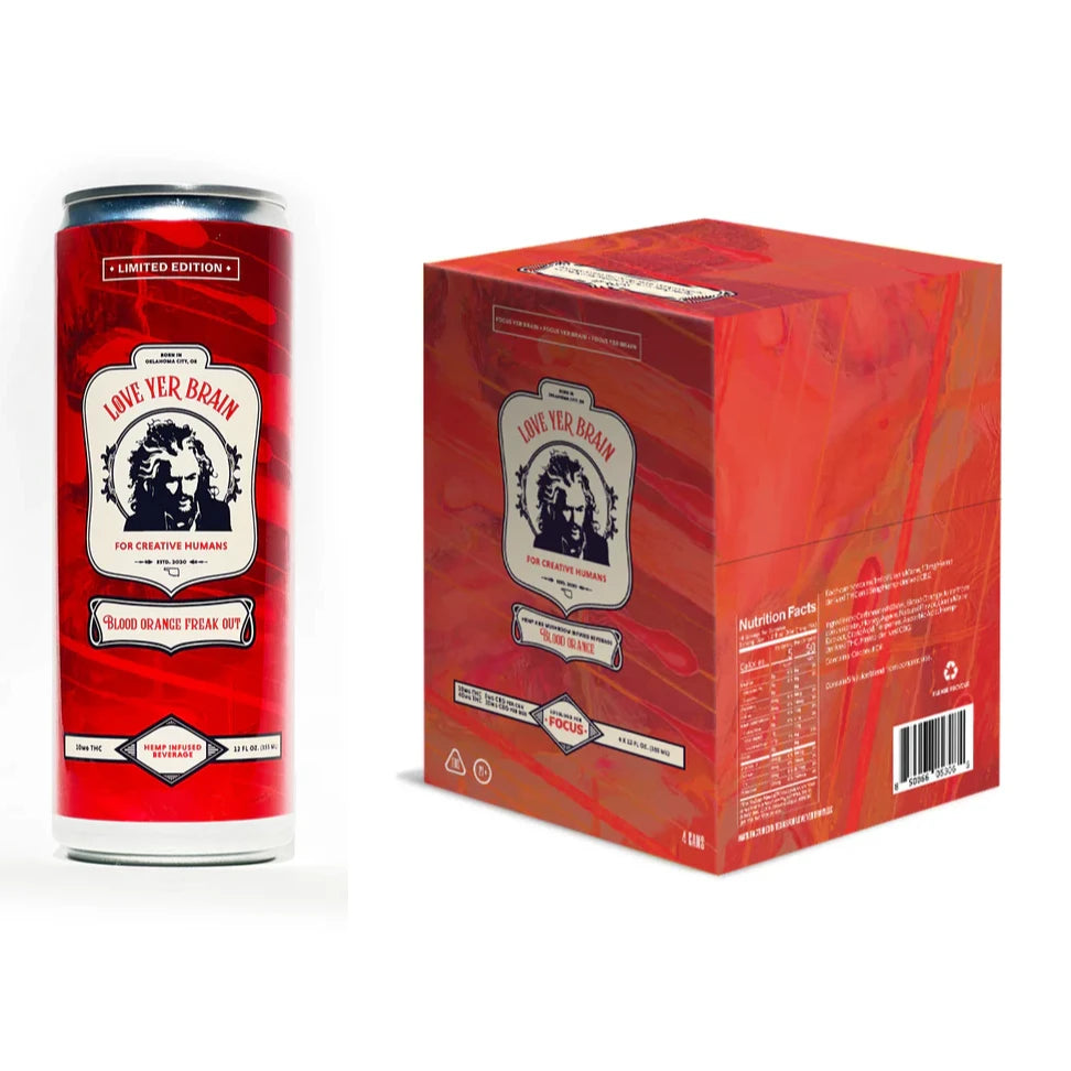 Blood Orange Freak Out 10mg THC Seltzer